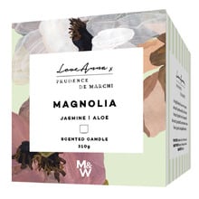 310g Jasmine & Aloe Magnolia Scented Candle